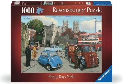 Puzzle Ravensburger 1000 dílků Krásné časy v Yorku