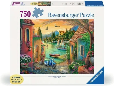 Puzzle Ravensburger 750 větších dílků Vily u moře