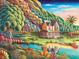 Puzzle Ravensburger 750 větších dílků Léto