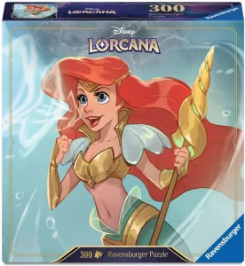 Puzzle Ravensburger 300 dílků Disney Lorcana: Ariel - Sonic Warrior