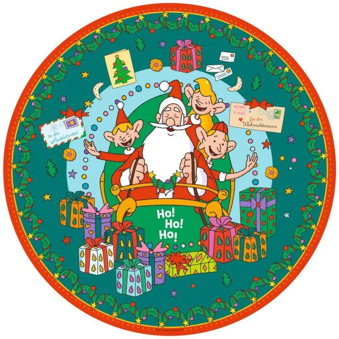 Kulaté puzzle Ravensburger 500 dílků Tajný svět Santa Clause - Weihnachtsmann & Co. KG