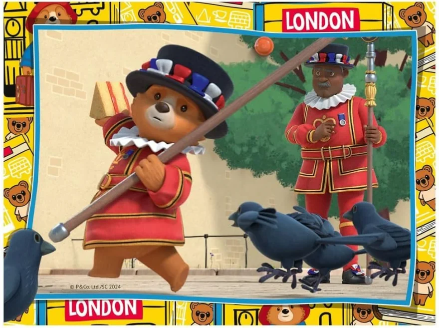 Puzzle pro děti Ravensburger sada 4v1 Medvídek Paddington 12,16,20,24 dílků