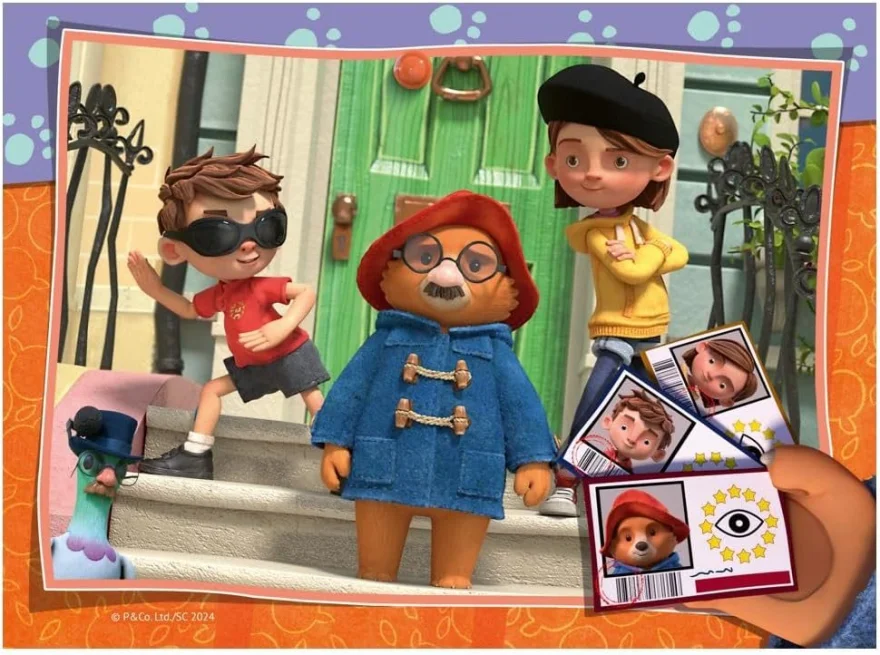 Puzzle pro děti Ravensburger sada 4v1 Medvídek Paddington 12,16,20,24 dílků