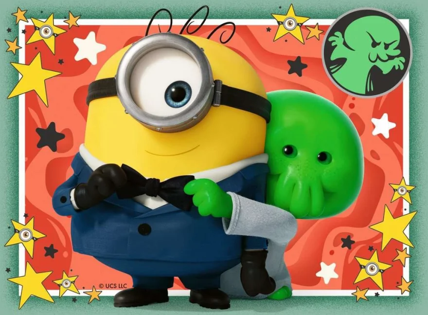 Puzzle pro děti Ravensburger sada 4v1 Mimoni a monstra 12,16,20,24 dílků