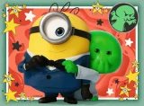 Puzzle pro děti Ravensburger sada 4v1 Mimoni a monstra 12,16,20,24 dílků