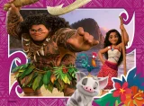 Puzzle pro děti Ravensburger sada 4v1 Odvážná Vaiana 2: Oceánie 12,16,20,24 dílků