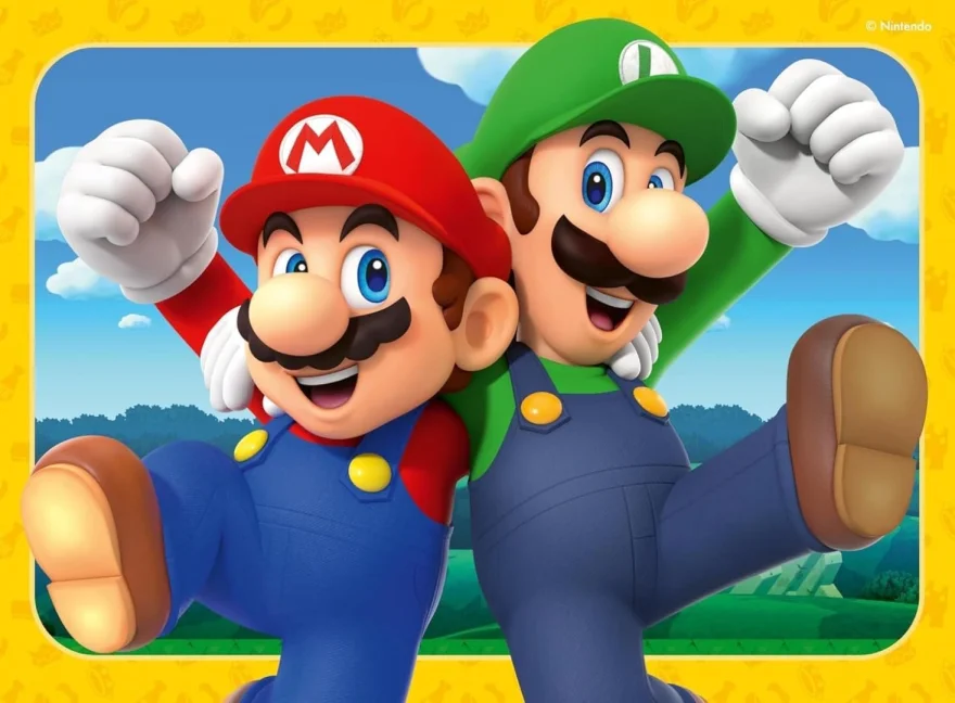 Puzzle pro děti Ravensburger sada 4v1 Super Mario 12,16,20,24 dílků