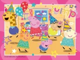 Puzzle pro děti Ravensburger sada 4v1 Prasátko Peppa: Party