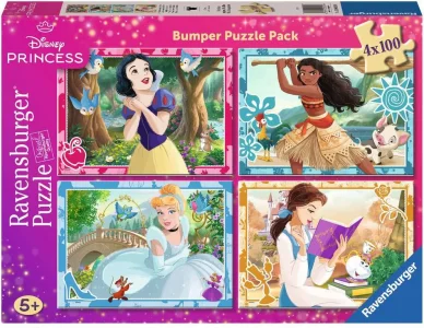 Puzzle sada Ravensburger 4x100 dílků Disney Princezny