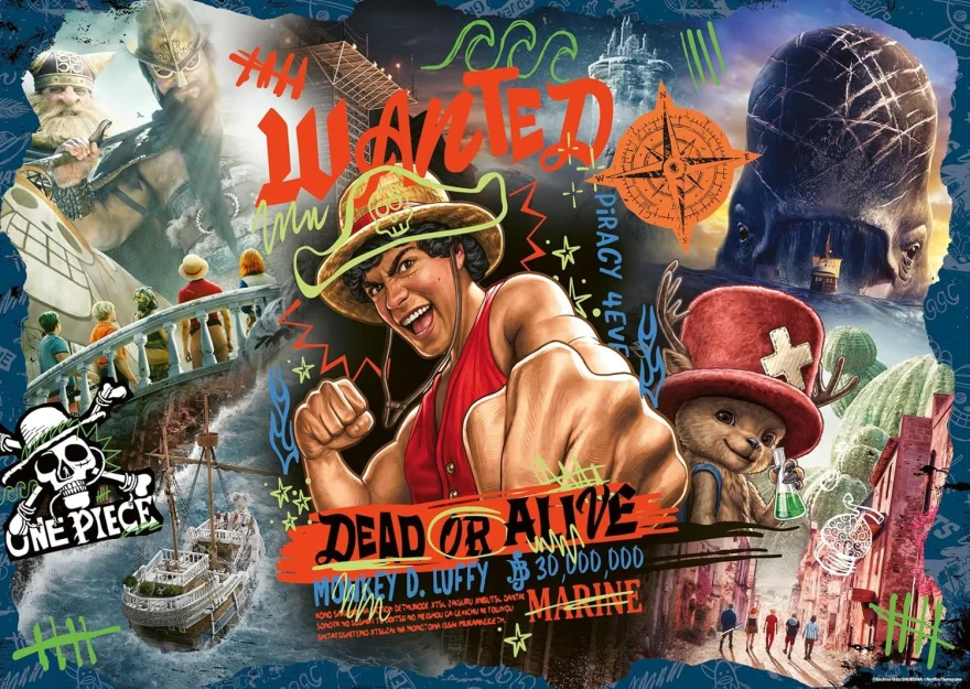 Puzzle Ravensburger 1000 dílků One Piece: Dobrodružství čeká!