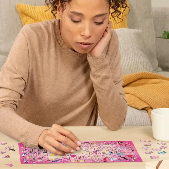 Puzzle Ravensburger 200 dílků Barbie: Inspirujeme dívky už od roku 1959