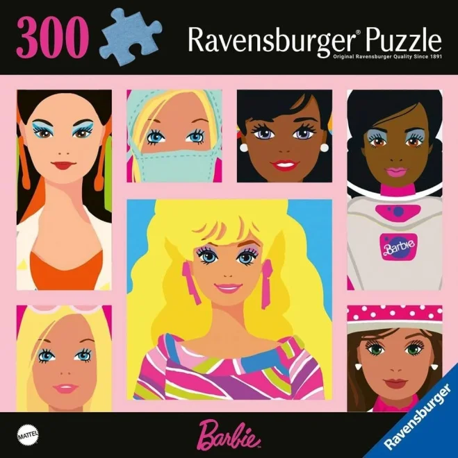 Puzzle Ravensburger 300 dílků Barbie: Silné ženy mění svět