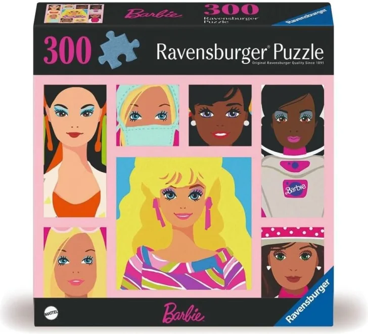 Puzzle Ravensburger 300 dílků Barbie: Silné ženy mění svět