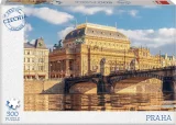 Puzzle Dino 500 dílků Travel Czechia: Praha - Národní divadlo