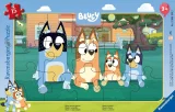 Deskové puzzle Ravensburger 15 dílků Bluey a její rodina