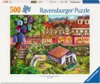 Puzzle Ravensburger 500 dílků Klidné zákoutí u tržnice