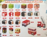 Magnetické kostky Norimpex  Hasiči ve městě 100 ks