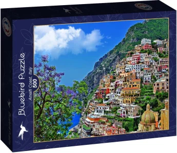 Puzzle Bluebird 500 dílků Pobřeží Amalfi, Itálie