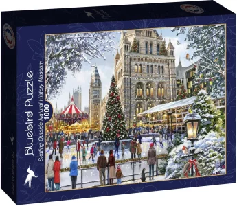 Puzzle Bluebird 1000 dílků Bruslení před Přírodovědným muzeem