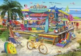 Puzzle Bluebird 1000 dílků Shaggyho surfařský obchod