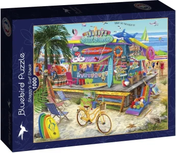 Puzzle Bluebird 1000 dílků Shaggyho surfařský obchod