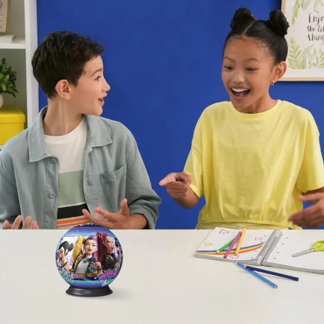 3D puzzle Ravensburger Puzzleball K-pop: Lovkyně démonů 73 dílků