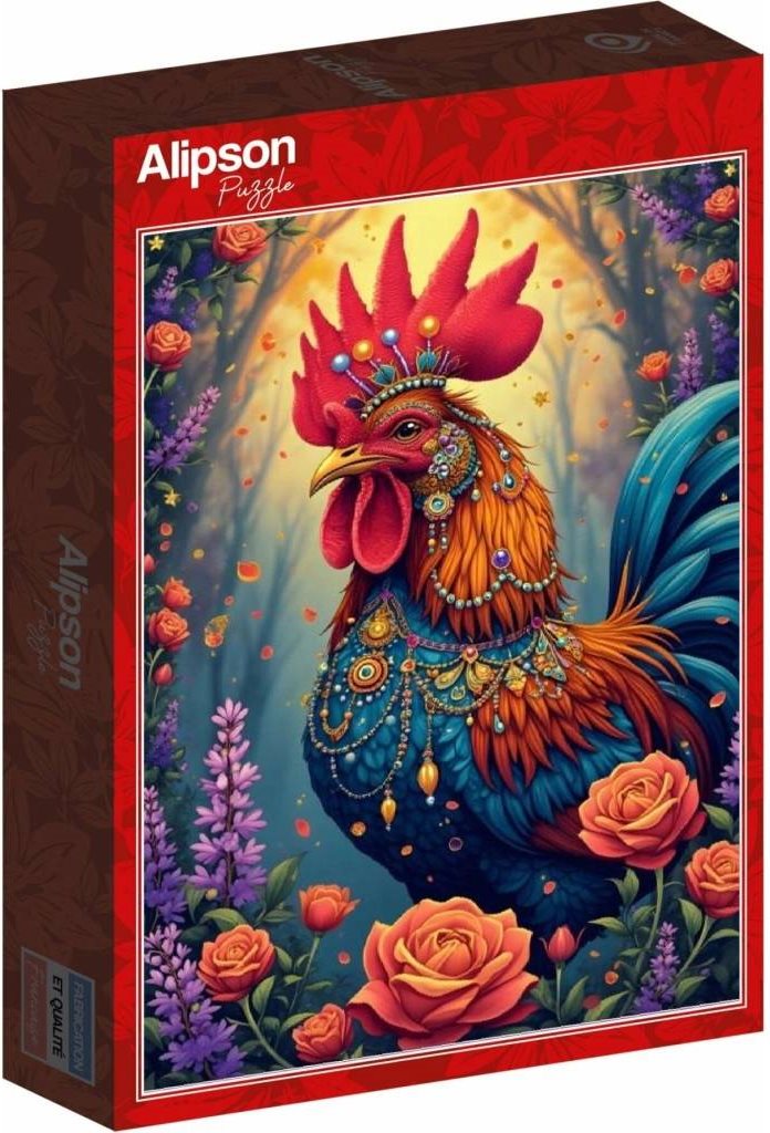 Puzzle Alipson 1000 dílků Tajná kohoutí zahrada