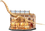 Dřevěné svítící 3D puzzle CubicFun  Natural Museum: Brachiosaurus 216 dílků