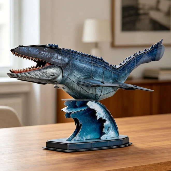 3D puzzle CubicFun  National Geographic: Mosasaurus 76 dílků