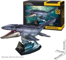 3D puzzle CubicFun  National Geographic: Mosasaurus 76 dílků
