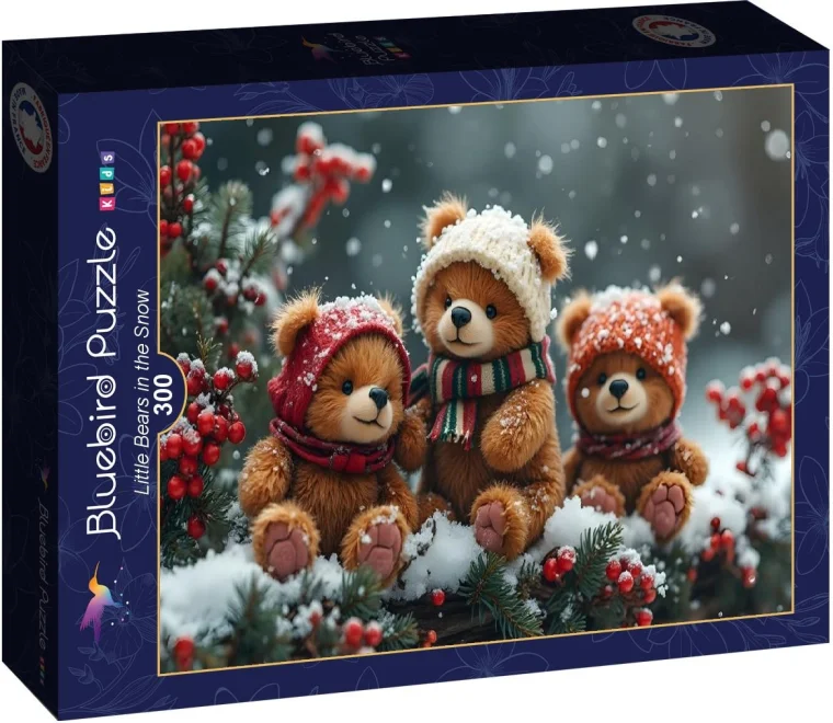 Puzzle pro děti Bluebird 300 dílků Medvídci na sněhu