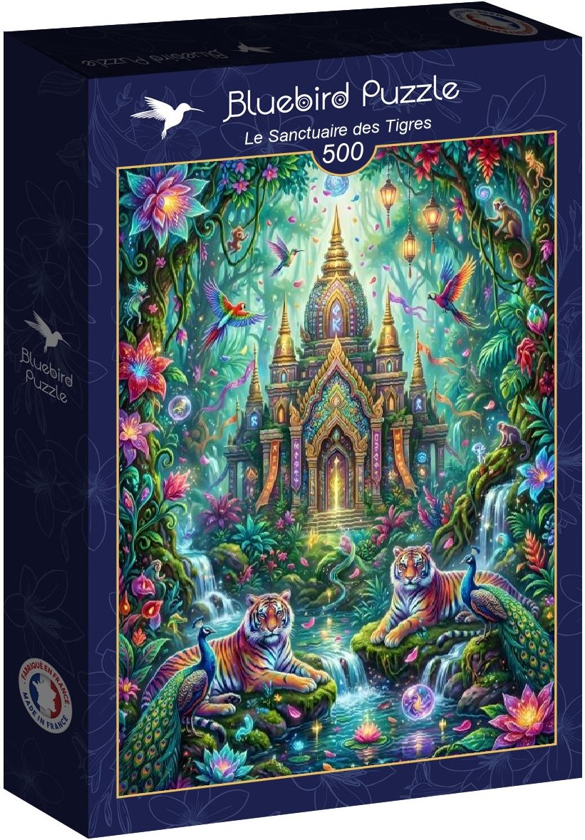 Puzzle Bluebird 500 dílků Tygří svatyně