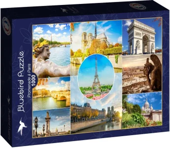 Puzzle Bluebird 1000 dílků Procházka Paříží