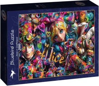 Puzzle Bluebird 2000 dílků Alenka v říši graffiti