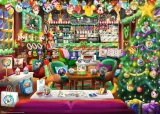 Puzzle Ravensburger 1000 dílků Vánoční kavárna Disney