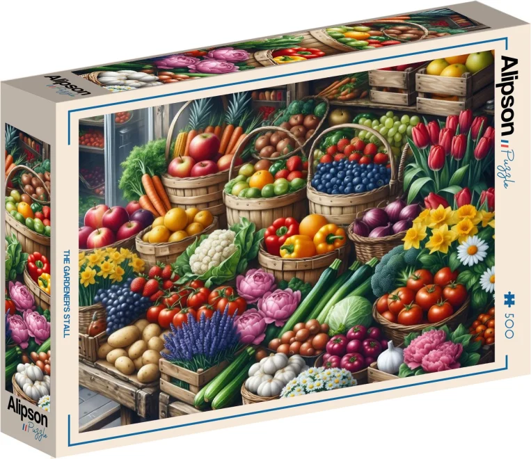 Puzzle Alipson 500 dílků Zahradníkův stánek