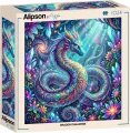 Čtvercové puzzle Alipson 1000 dílků Dračí výzva