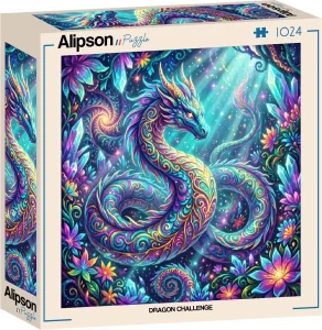 Čtvercové puzzle Alipson 1000 dílků Dračí výzva