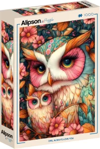 Puzzle Alipson 1000 dílků Sova tě vždycky miluje