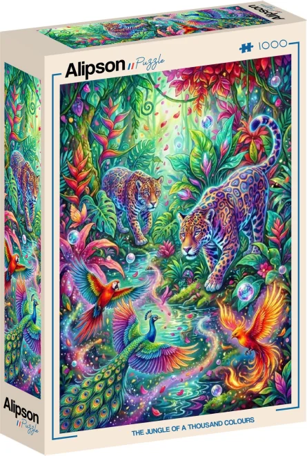 Puzzle Alipson 1000 dílků Džungle tisíce barev