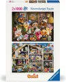 Puzzle sada 2v1 Ravensburger 2x1000 dílků Zábavní Gelini