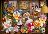 Puzzle sada 2v1 Ravensburger 2x1000 dílků Zábavní Gelini