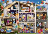 Puzzle sada 2v1 Ravensburger 2x1000 dílků Zábavní Gelini
