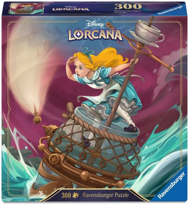 Puzzle Ravensburger 300 dílků Disney Lorcana: Alenka - Savvy Sailor