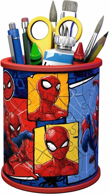 3D puzzle Ravensburger Stojan na tužky Spider-Man 57 dílků