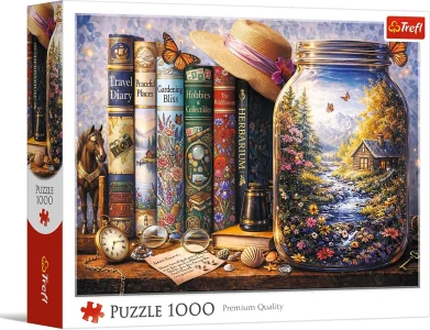 Puzzle Trefl 1000 dílků Magický příběh ve sklenici