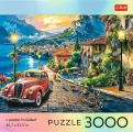 Puzzle Trefl 3000 dílků Italské městečko u jezera