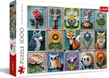 Puzzle Trefl 1000 dílků Háčkování - moje vášeň