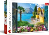 Puzzle Trefl 1000 dílků Pohled na jezero Como