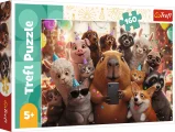 Puzzle pro děti Trefl 160 dílků Zvířecí selfie